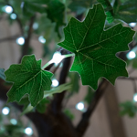 Green LED Maple Leaf