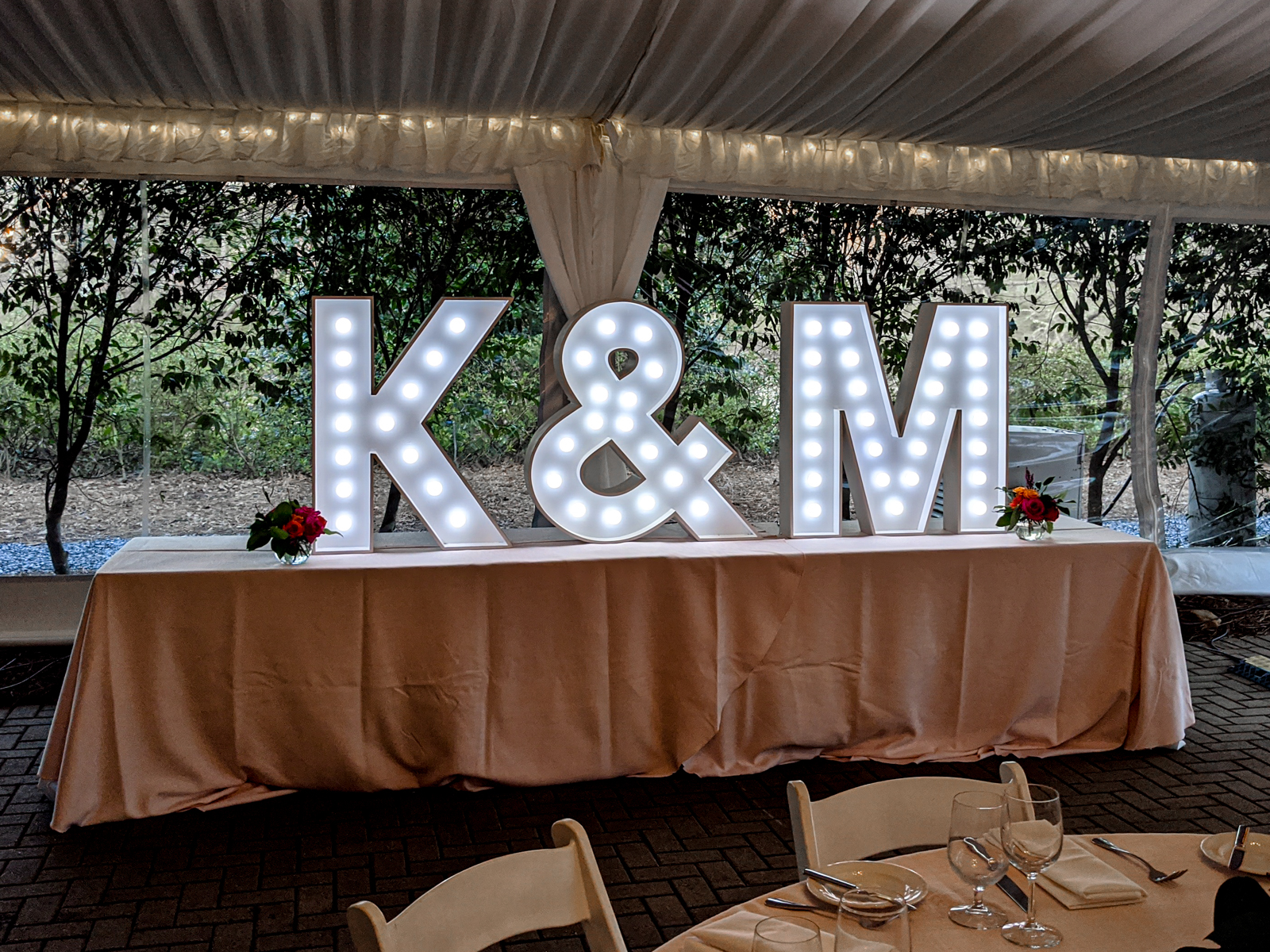 3ft White Marquee Letters