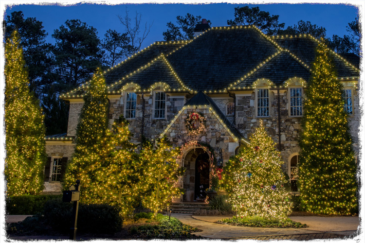 Residential Christmas lights